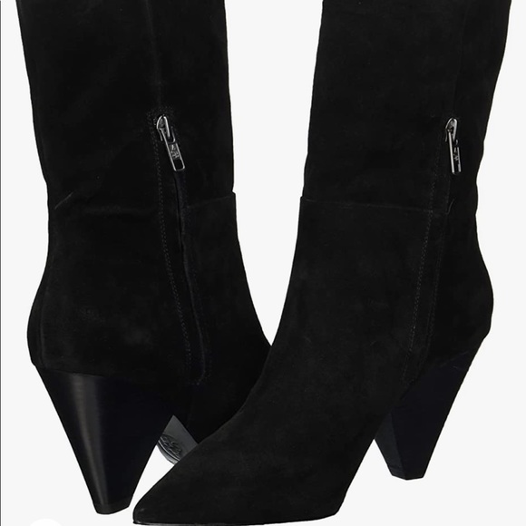 Ash Shoes - ASH suede mid heel booties  Women's As-Doll Fashion Boot